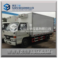 4x2 IVECO yuejin fish and meat refrigerated van box trucks vehicle for sale